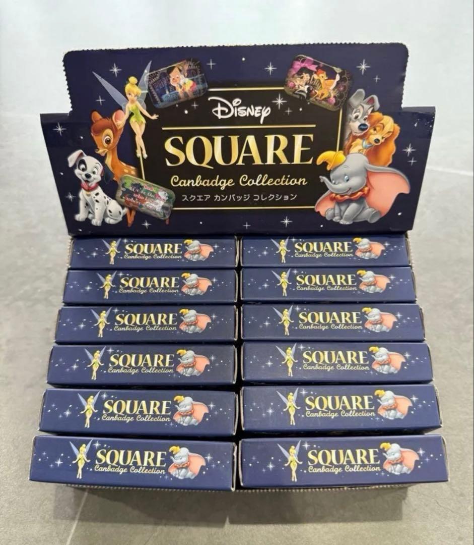ディズニースクエアカンバッジコレクション 12個コンプリート