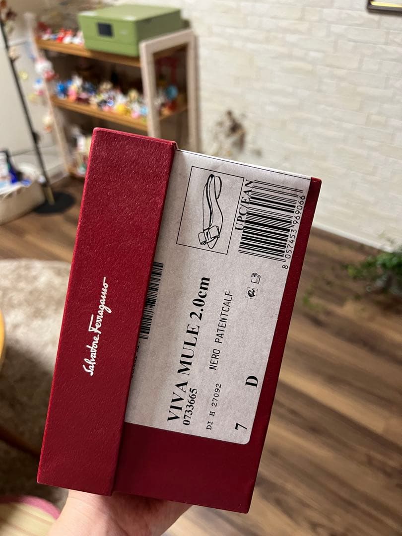 美品　salvatore ferragamo ブランド ブラック ミュール