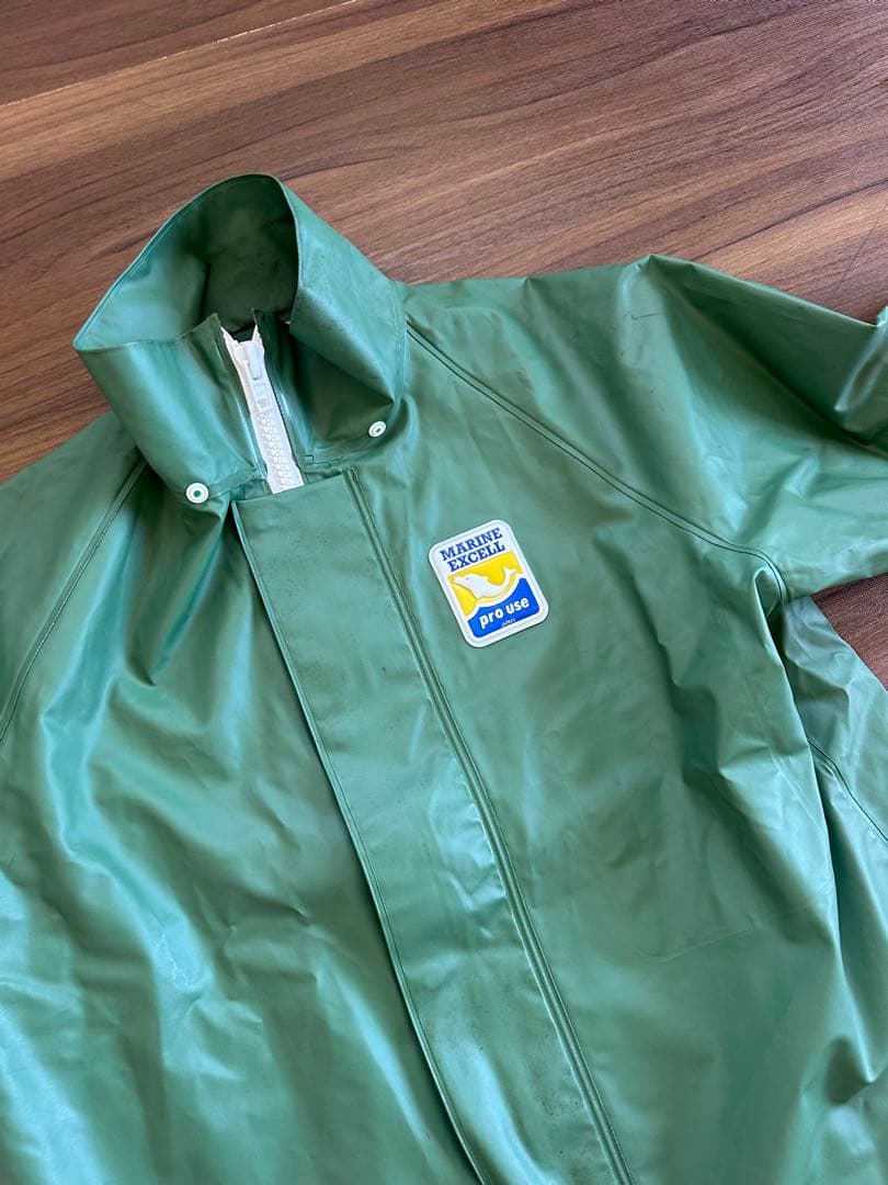 MARINE EXCELLフィッシングスーツ（上下セット） グリーン