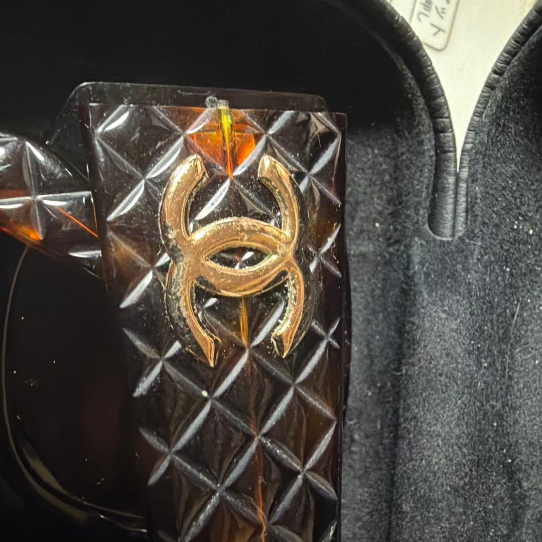 CHANEL ブラウン サングラス キルティングデザイン