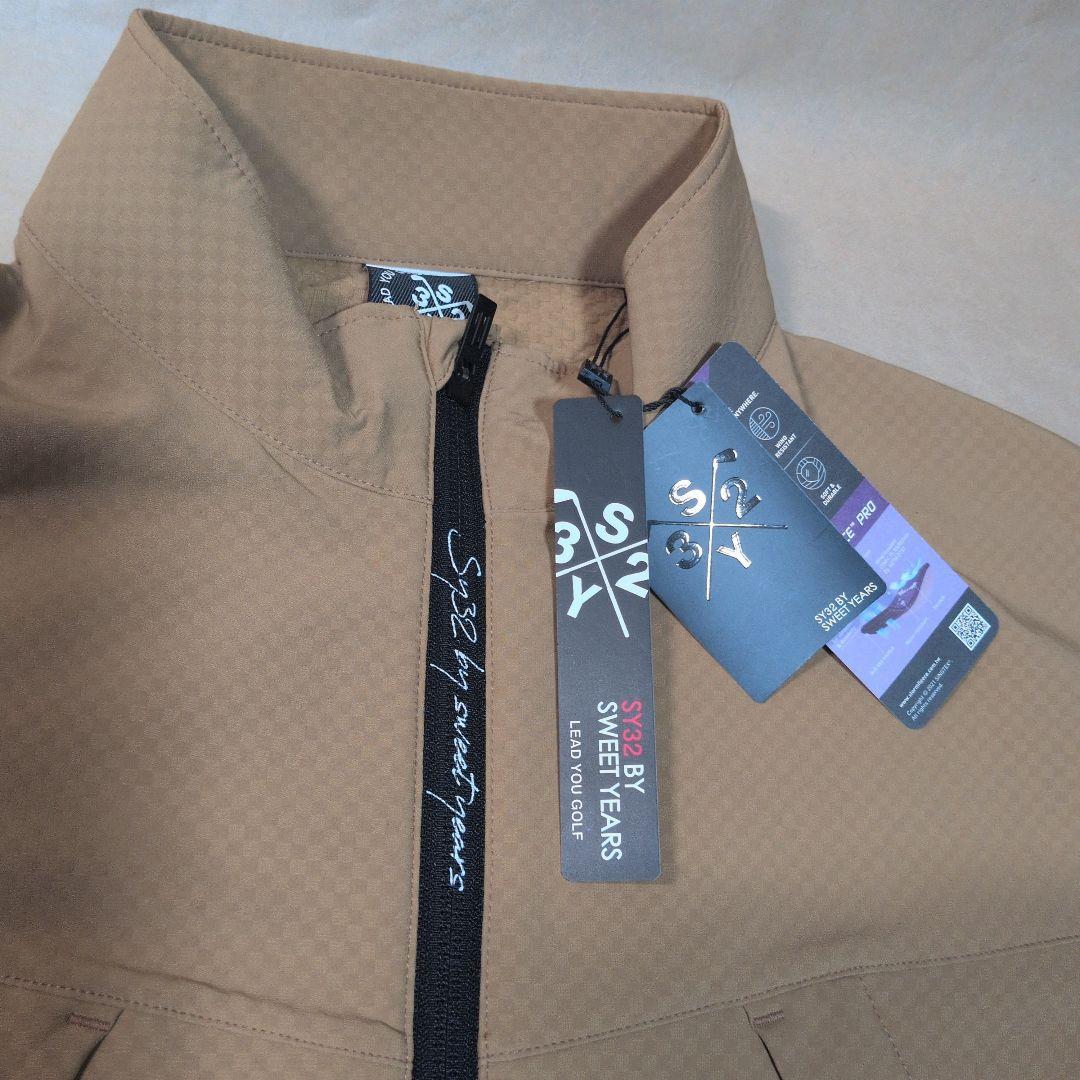 SY32:メンズ:Lサイズ:フルジップ ジャケット:キャメル色