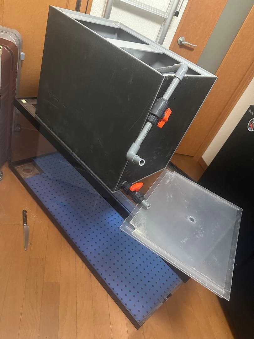 アクリル水槽120cmx50cmx50cm と　ろ過槽　発送可能