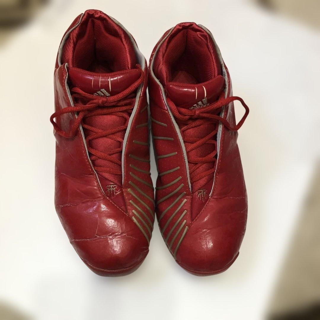 adidas アディダス バスケットボールシューズ レッド 27cm