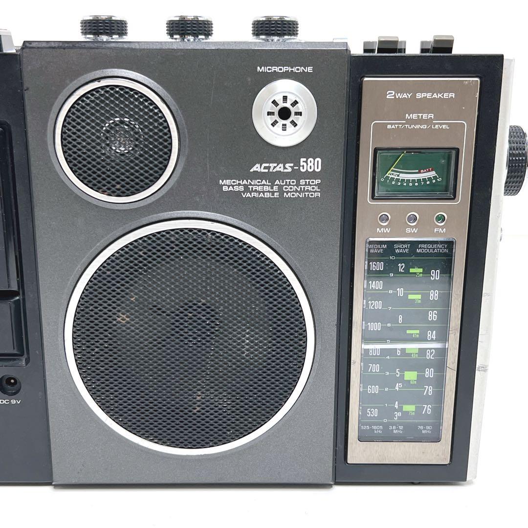 【動作品・希少】 TOSHIBA RT-580F ACTAS-580ラジカセ