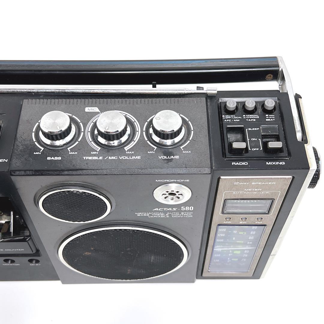 【動作品・希少】 TOSHIBA RT-580F ACTAS-580ラジカセ