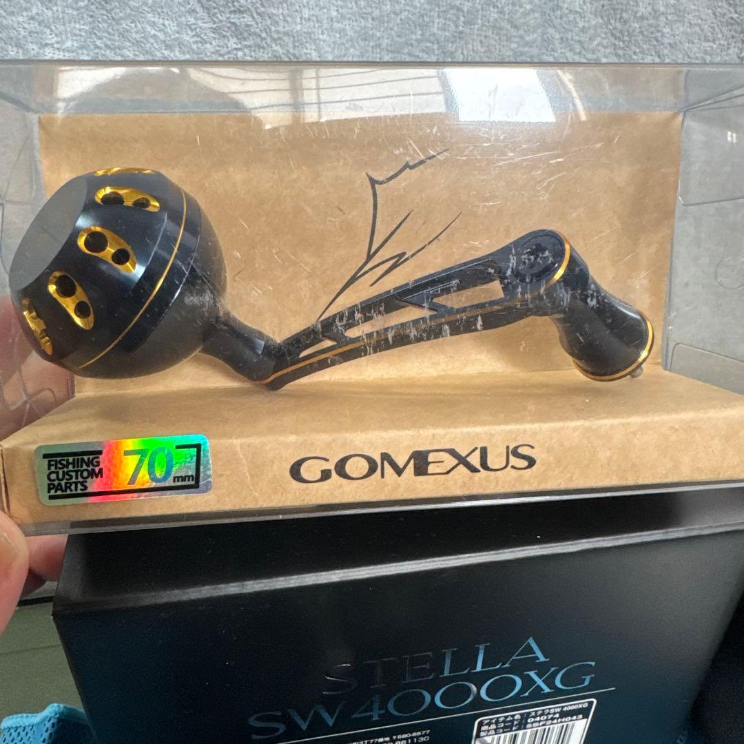 超美品　20ステラ　SW4000XG シマノ　ゴメクサス　ハンドル　セット