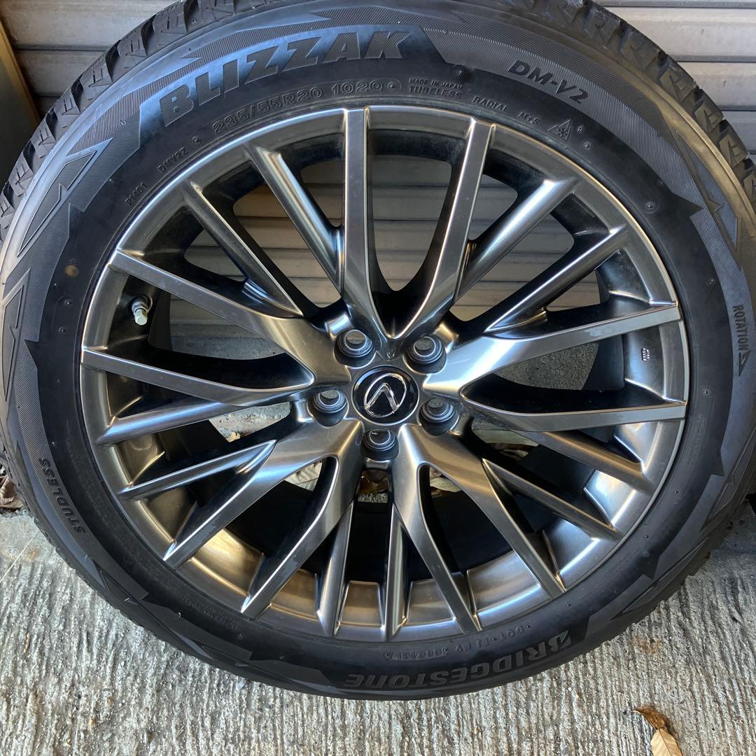 美品　レクサスRX Fスポ純正20インチBLIZZAK DM-V2 スタッドレス