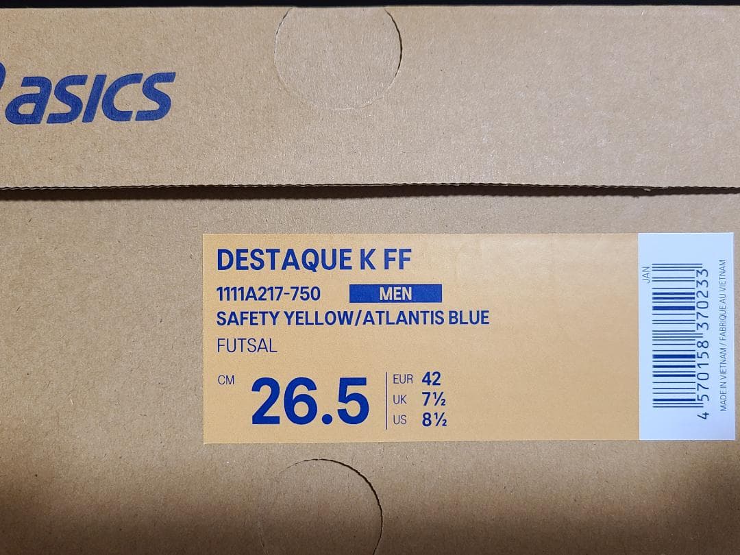 ★アシックス デスタッキ DESTAQUE K FF 26.5cm【新品同様】★