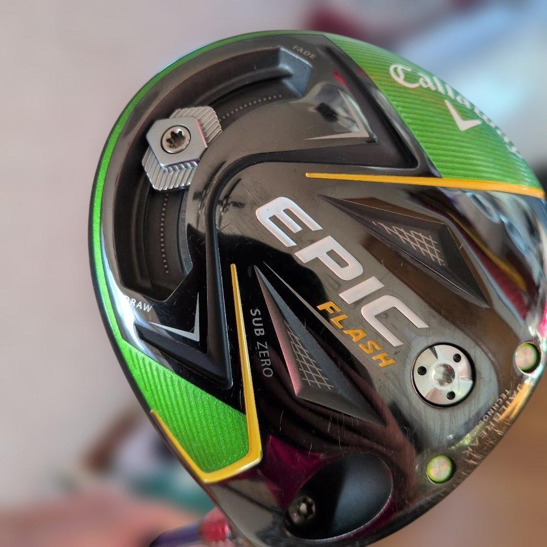 Callaway EPIC Flash 美品 TOUR-AD、GT-6S装着品。
