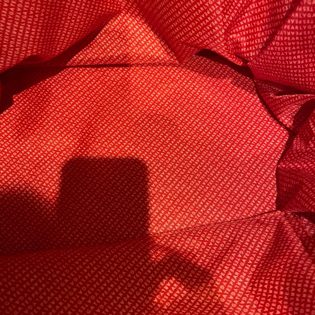 PEARLY GATES ストライプロッカーバッグ