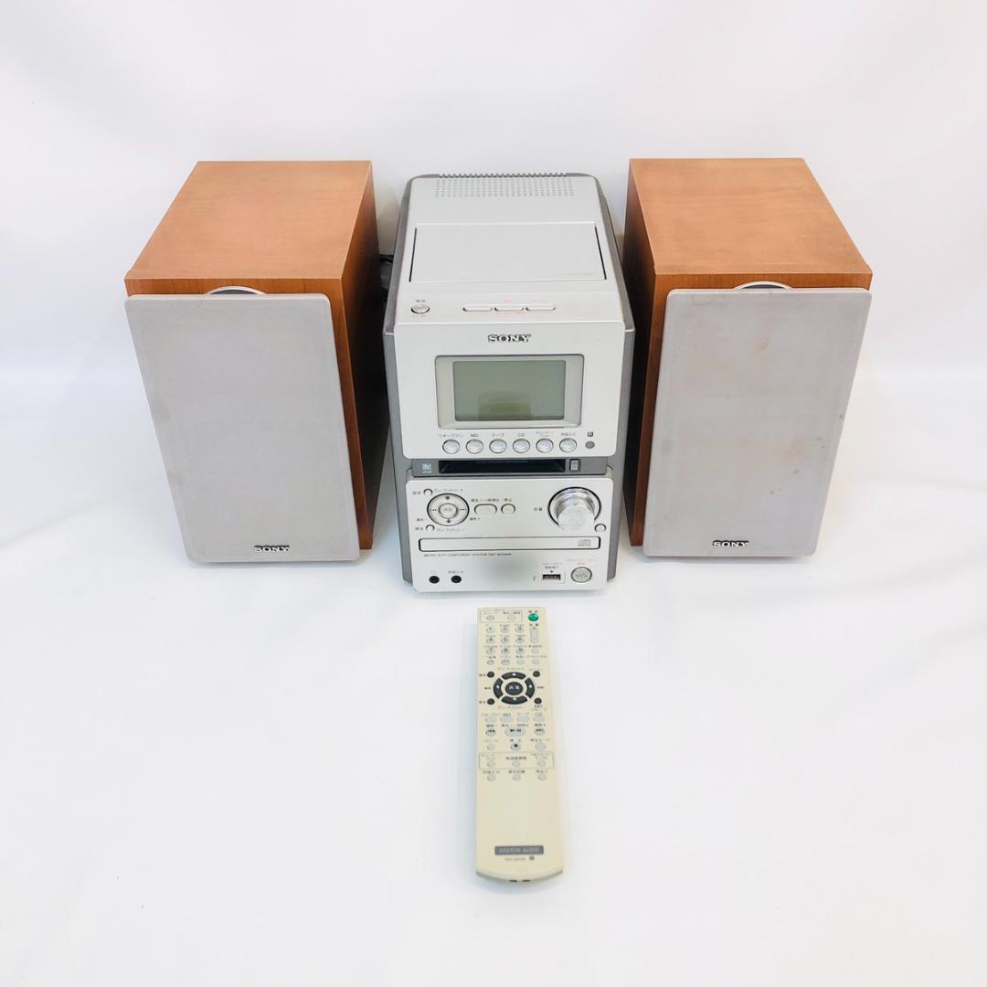 【動作品】SONY CD/MD/カセット/WM HCD-M35WM　「7516