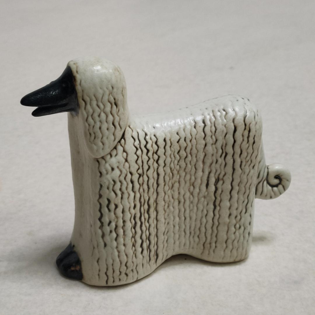 Gustafsberg Lisa Larson 陶器 犬 アフガン・ハウンド