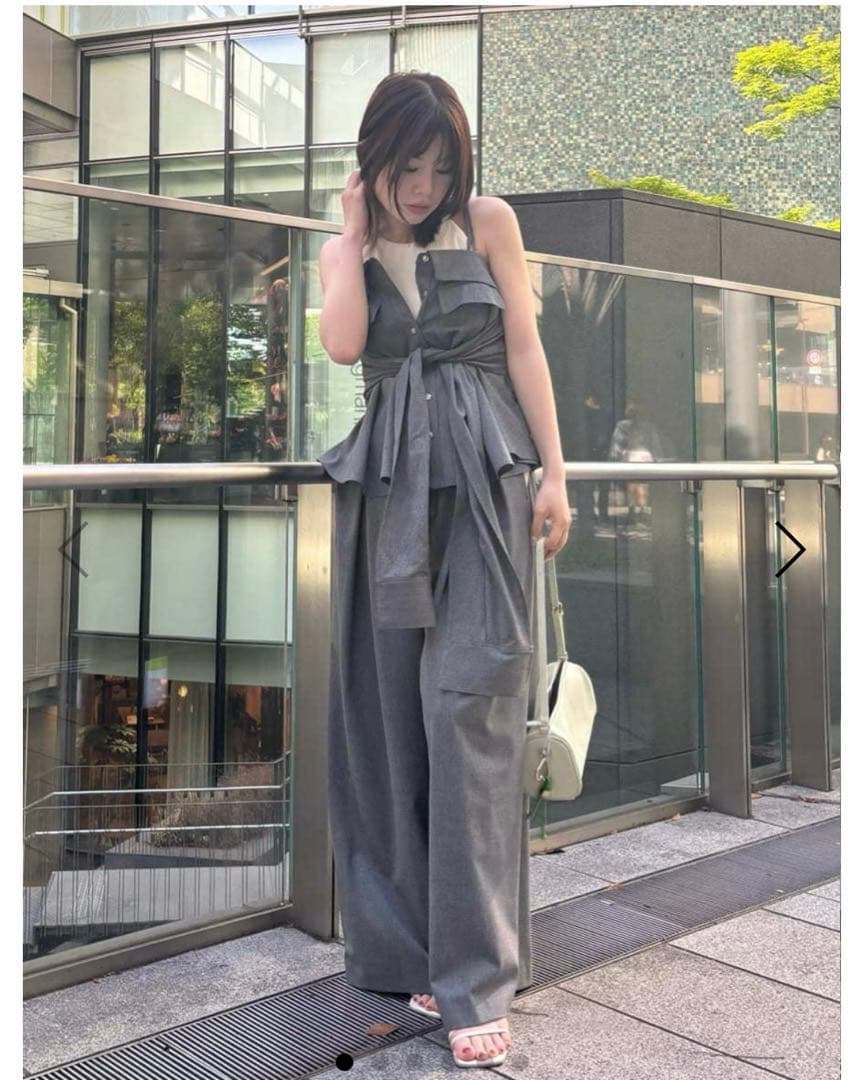 FRAY I.D シャツデザインキャミビスチェ