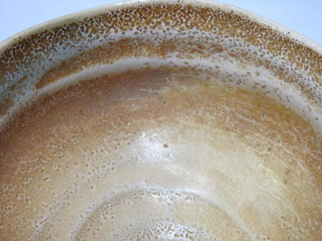 赤絵茶碗　赤膚山　大塩昭山　共箱有　Ｍ1043