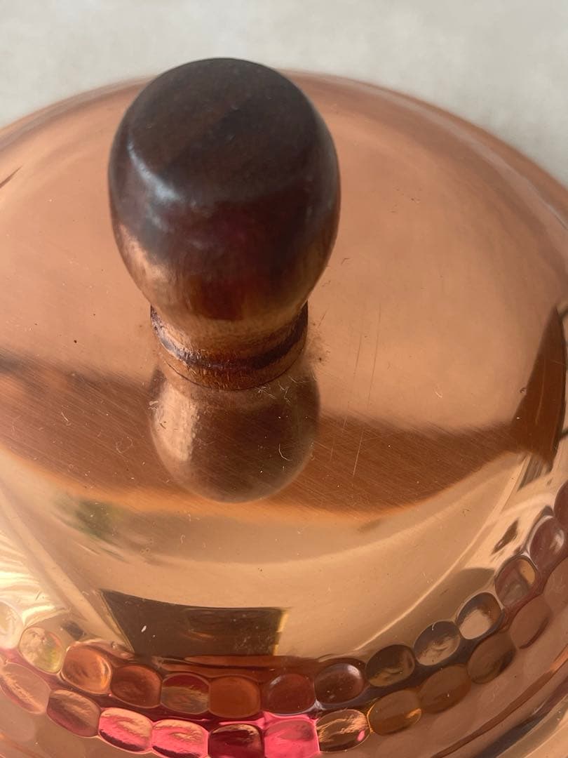 未使用　島本製作所　銅製槌目 コッパーケトル 1.6L