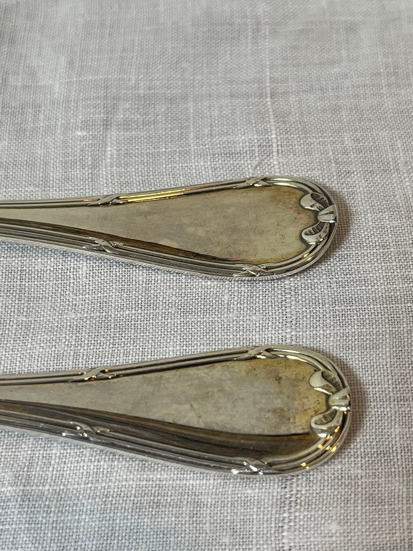 クリストフル　リュバンシルバーコーティングケーキフォーク 未使用４本