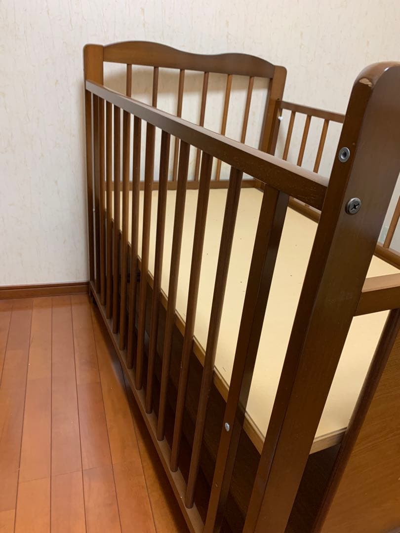日本製　ベビーベッド　サークル　収納棚　キンタロー