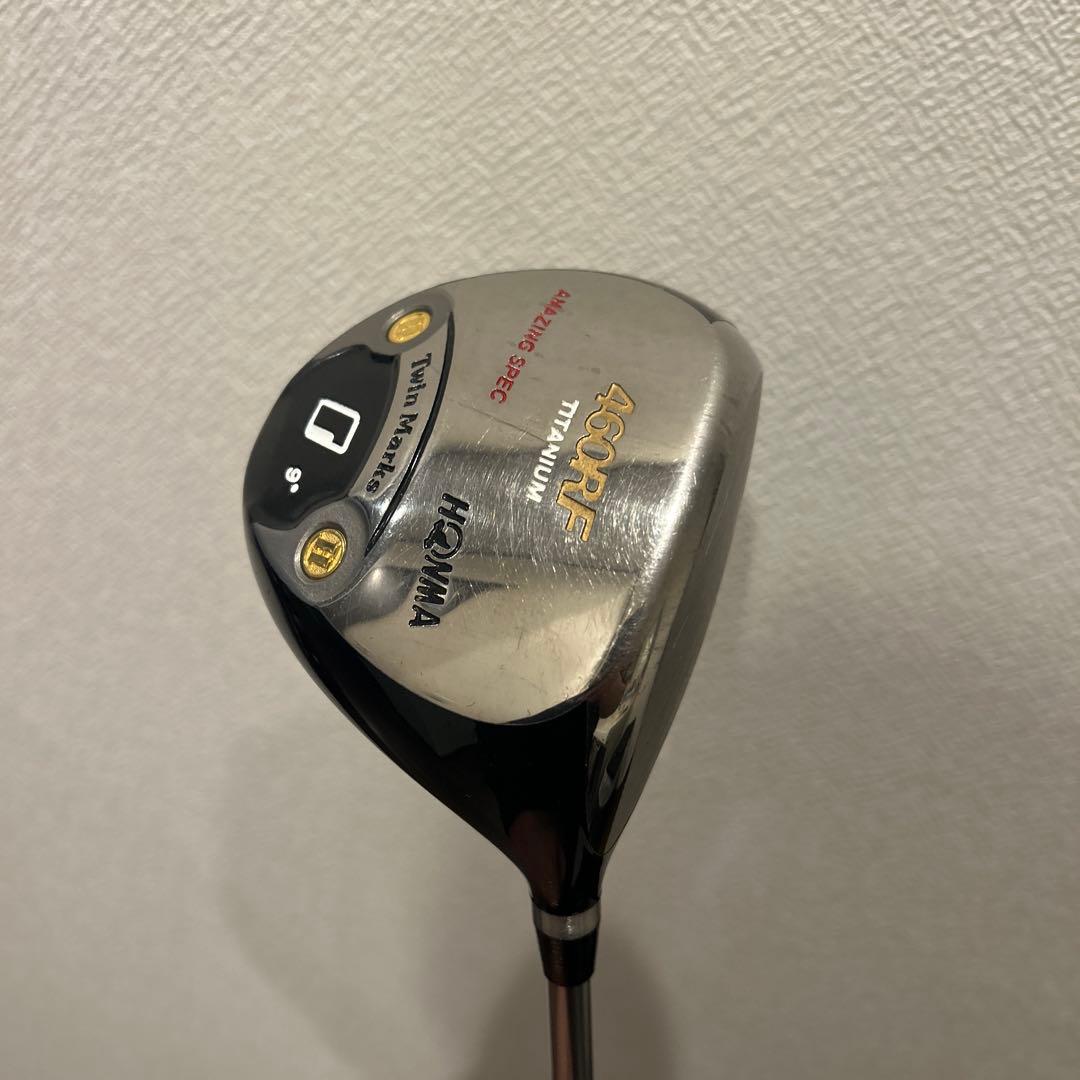 限定！高反発！飛距離　星3 高級　ホンマ ツインマークス 460 ドライバー　R