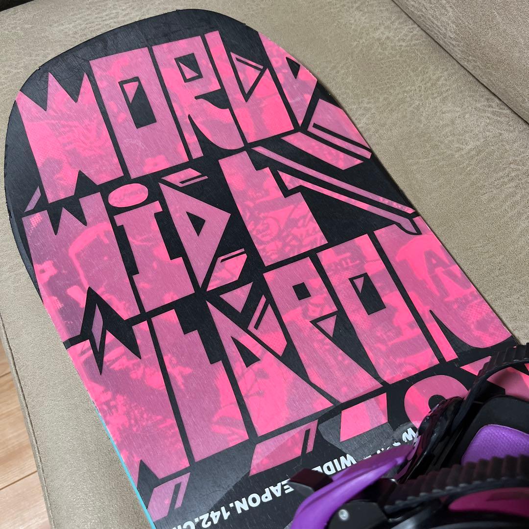 K2 www ワールドワイドウェポン 142cm バインディングセット