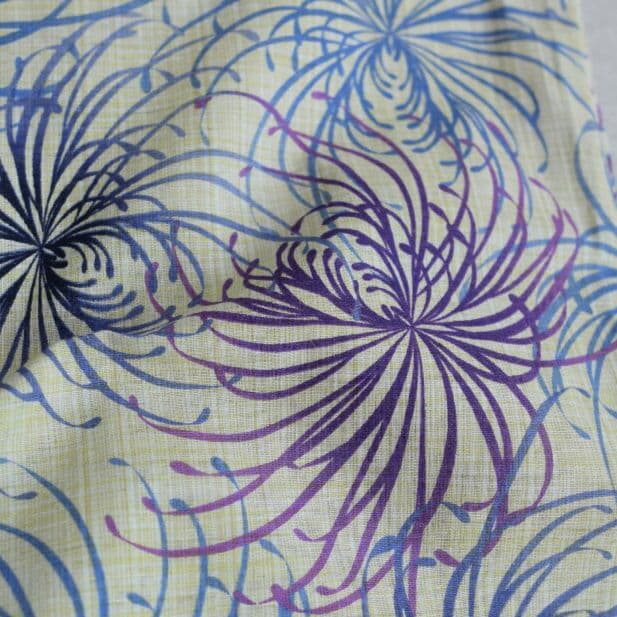 utatatane 花柄 浴衣・帯セット