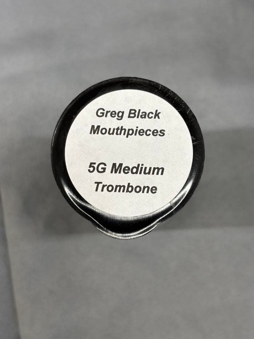 Greg Black トロンボーンマウスピース　5G Medium