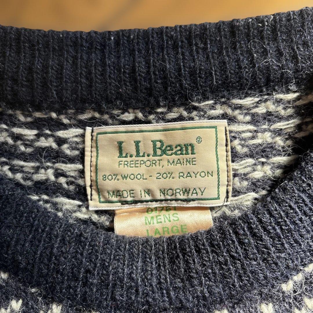 90s エルエルビーン　バーズアイ　セーター