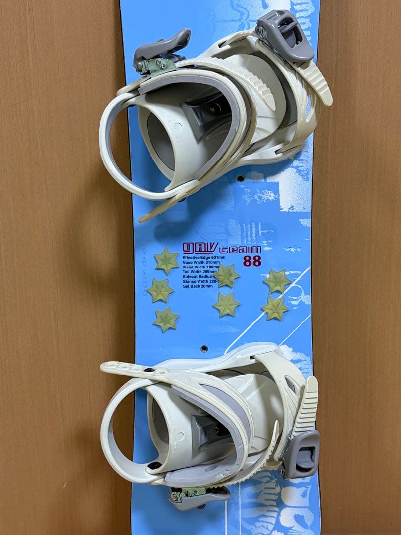 IGNIO スノーボード 88 青 ビンディング付き　子供用