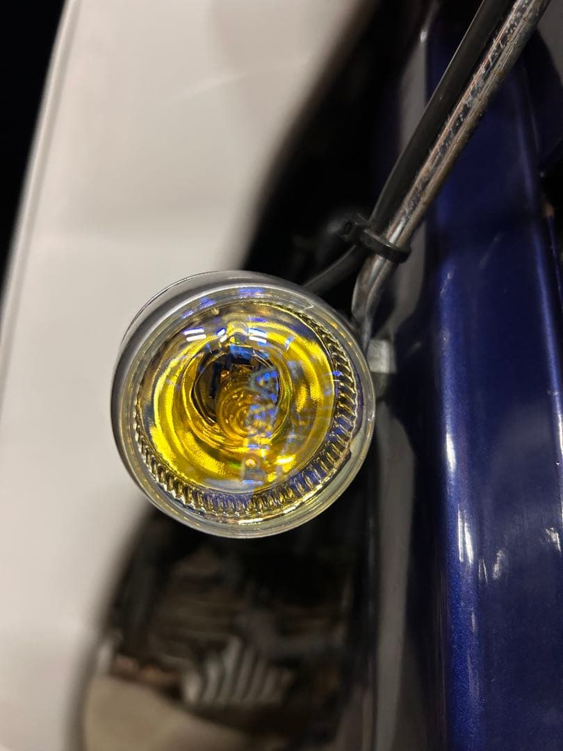 PIAA 002 希少‼︎ ハロゲン ライト イエロー バイク フォグランプ一個
