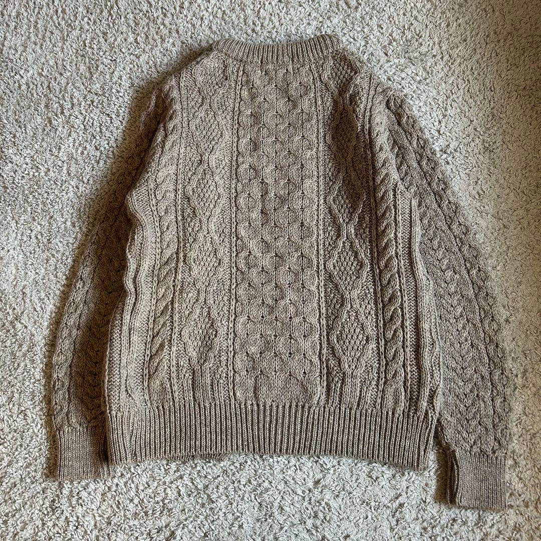 James Charlotte 英国製 ケーブル編み アランカーディガン 美品