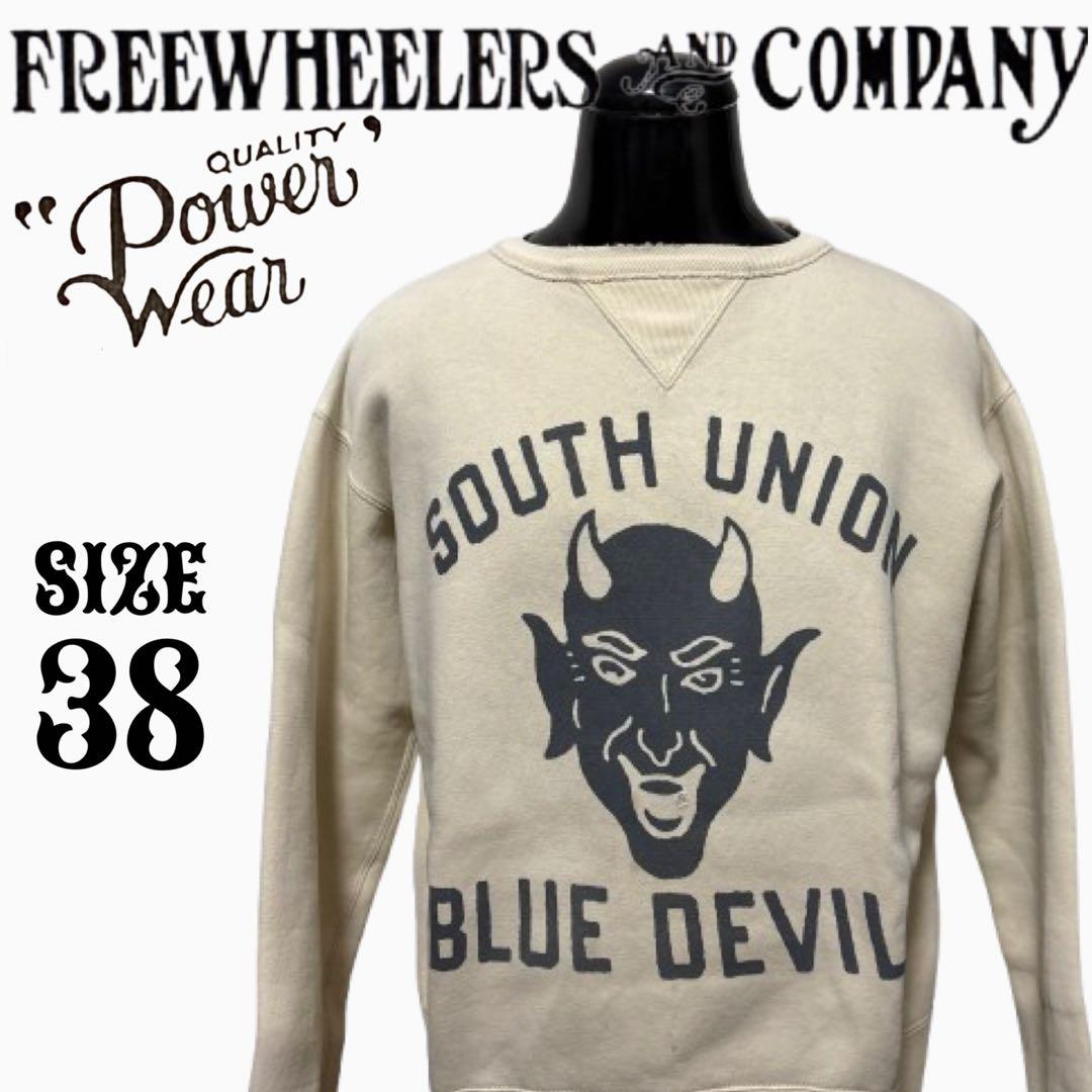 【カスタム】フリーホイーラーズ　50'S BLUE DEVILS染み込みプリント