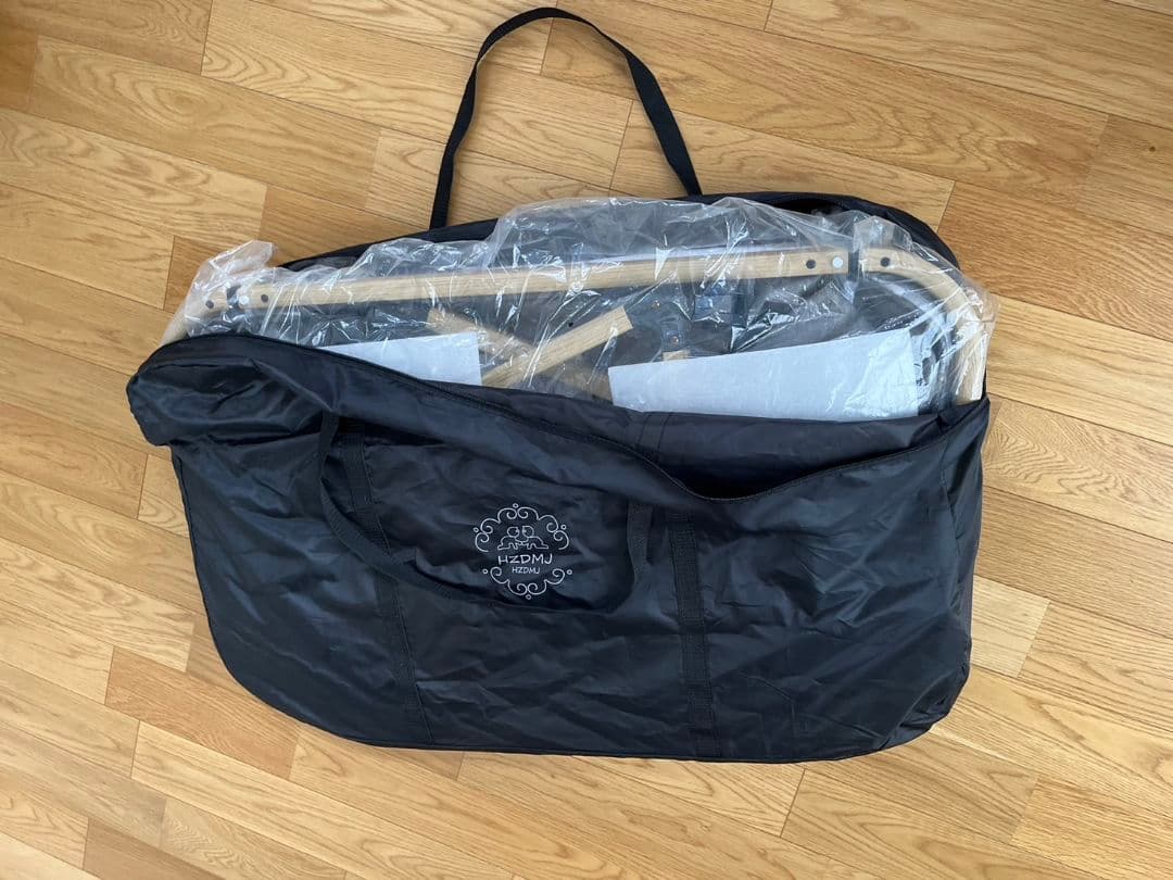 【PYKさん専用】説明書付き　HZDMJ ベビーベッド　グレー