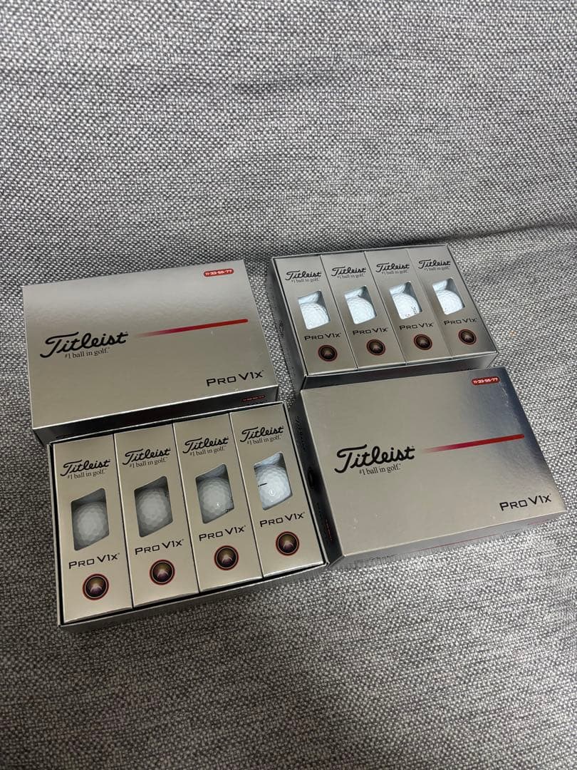 Titleist Pro V1x 2025年モデル ダブルナンバー 2ダース