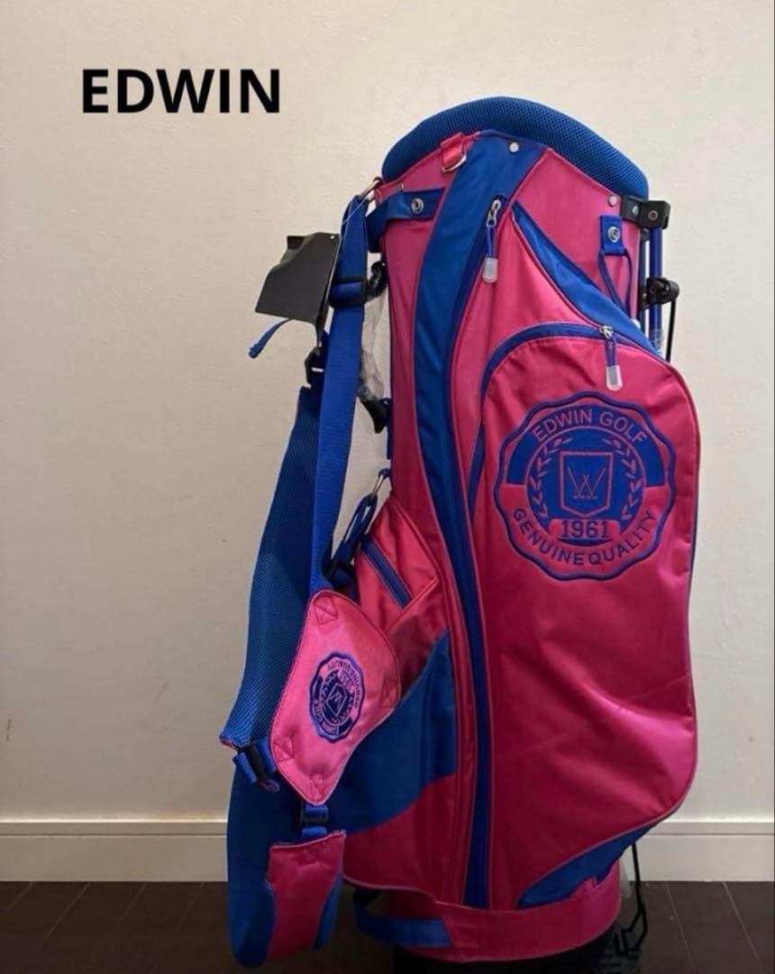 ❗️値下げ中❗️EDWIN ゴルフ キャディバッグ