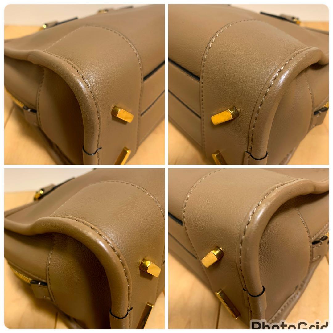 極美品　ロエベ アマソナ23 ショルダーバッグ ハンドバッグ 2way ベージュ