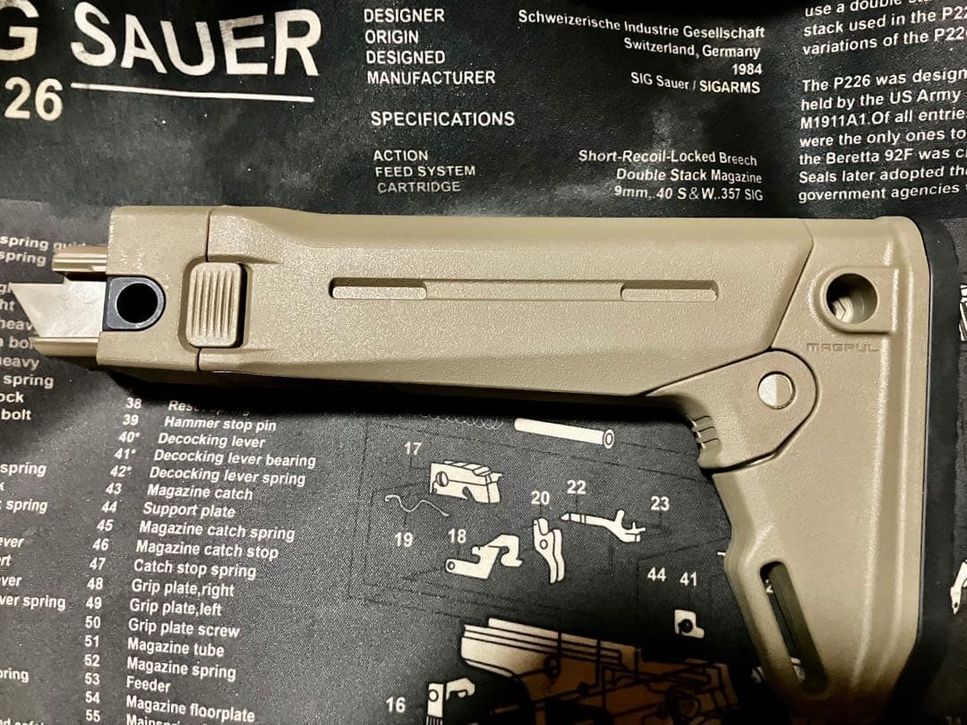 MAGPUL 実物ZHUKOV-Sストック　FDE