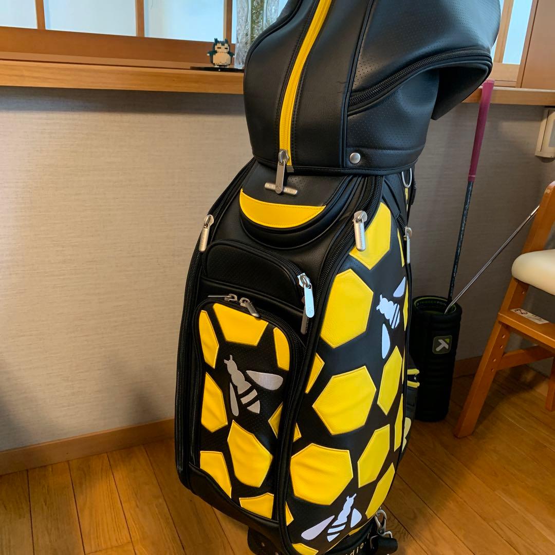 Roddio ロッディオ　ゴルフキャディバッグ 黒と黄色