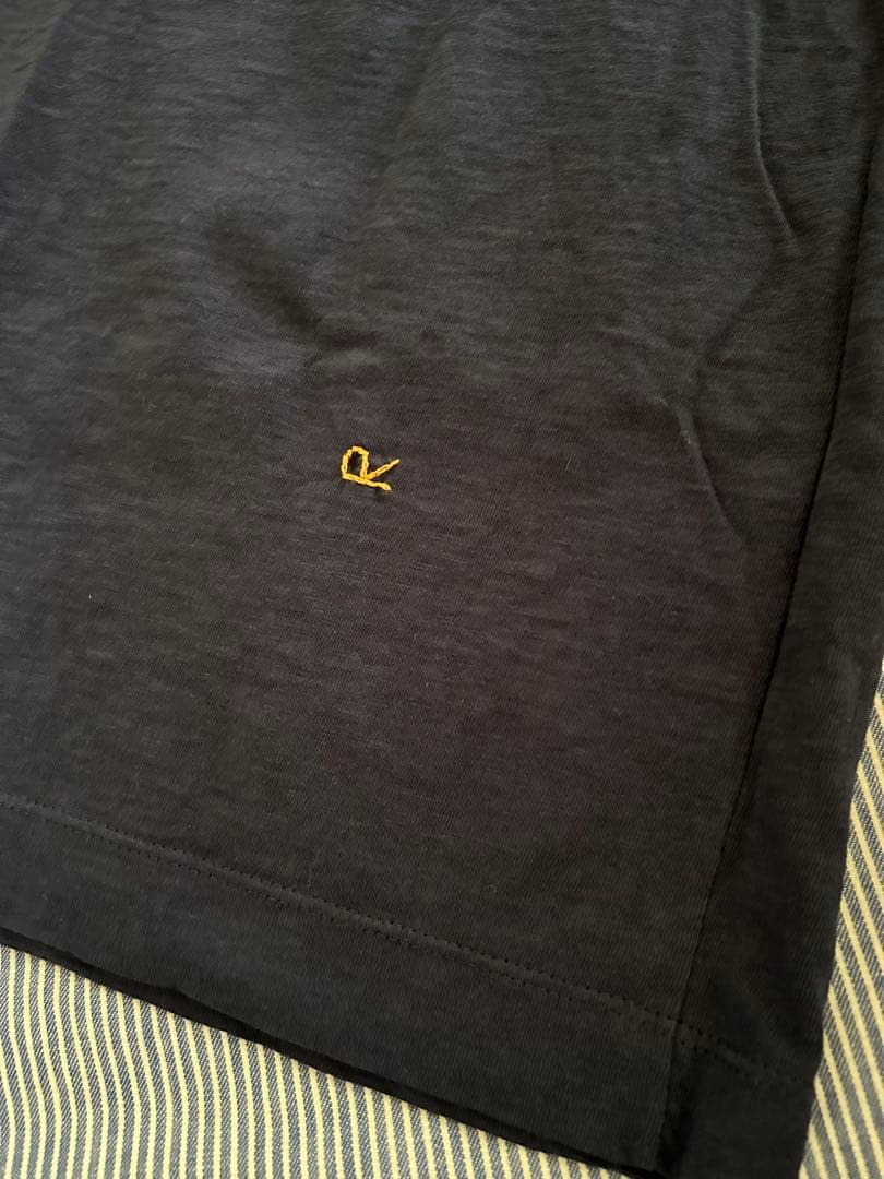 【45R】★美品★土詰天竺のバインダーキャミソール ネイビー&白 2枚セットＬ