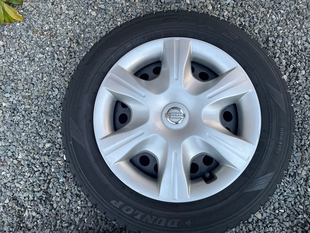 日産純正　185/65R15 ホイール4本セット ダンロップスタッドレスタイヤ