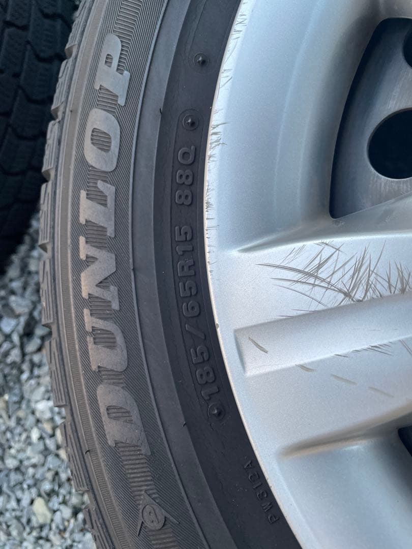 日産純正　185/65R15 ホイール4本セット ダンロップスタッドレスタイヤ