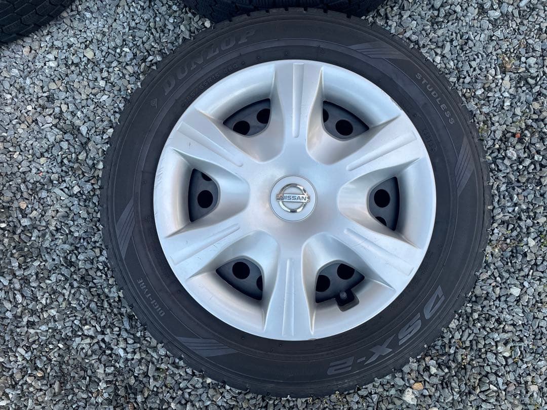 日産純正　185/65R15 ホイール4本セット ダンロップスタッドレスタイヤ