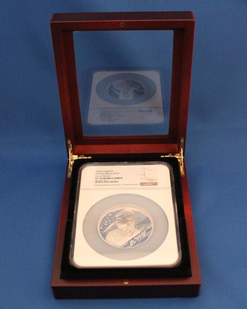 2020年ミュージックレジェンズ デビッド ボウイ 5oz NGC PF70UC