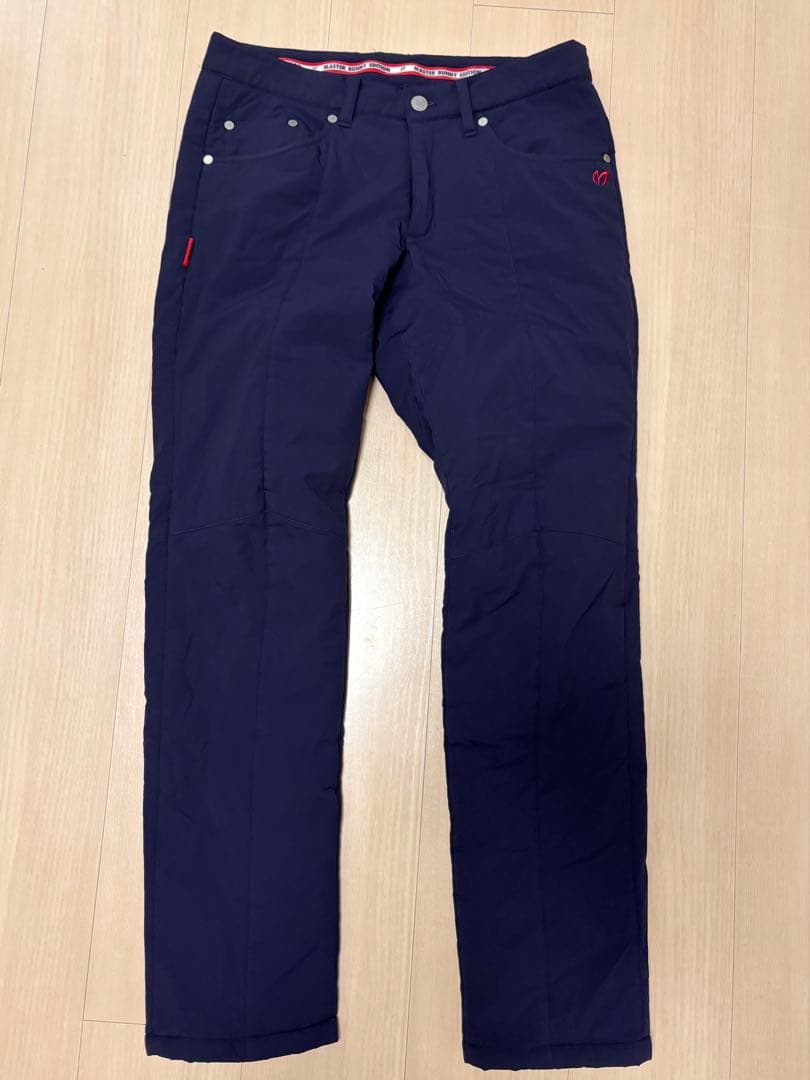 ネイビー ストレートパンツ レディース