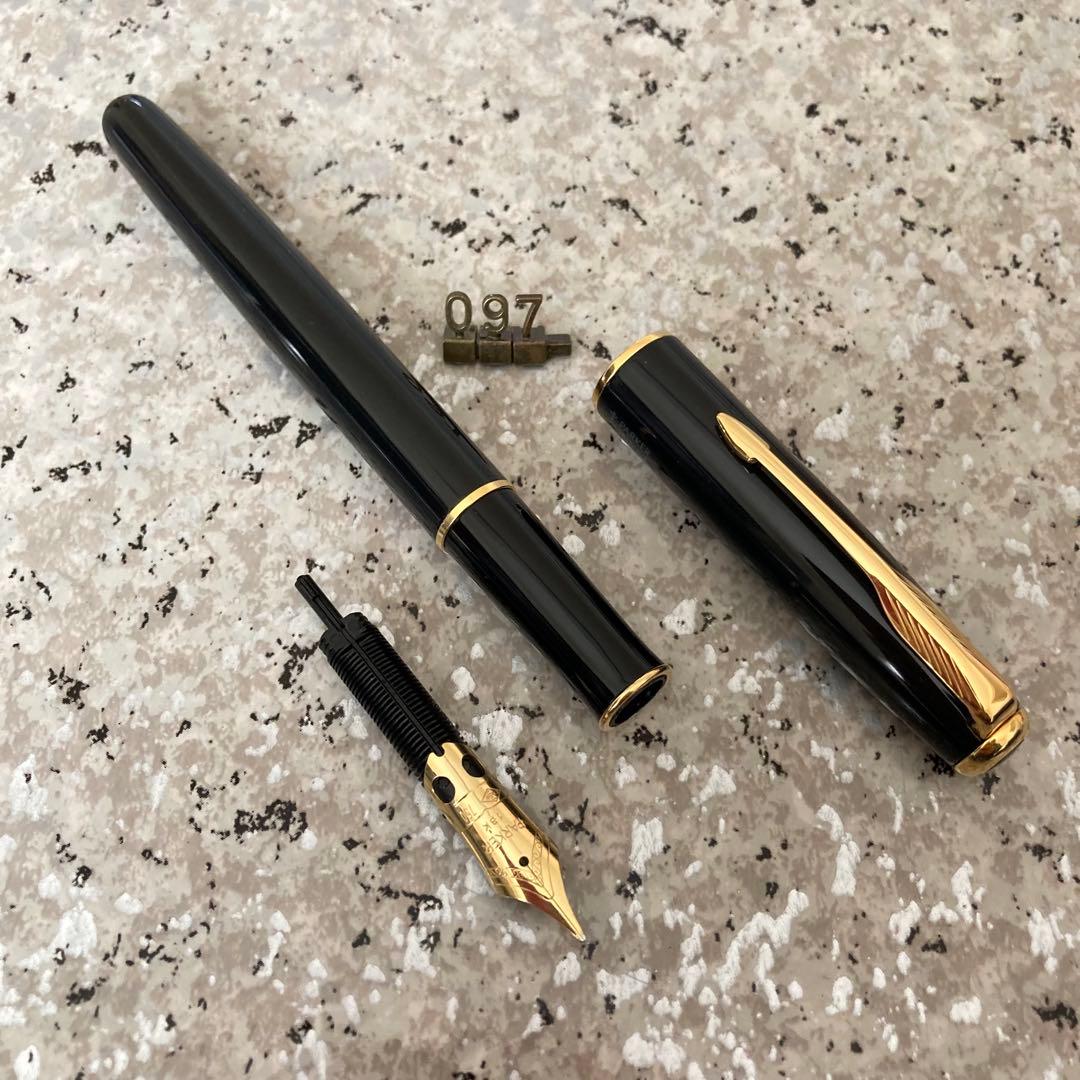#097 オーバーホール済み 万年筆 パーカー SONNET ソネット 18k