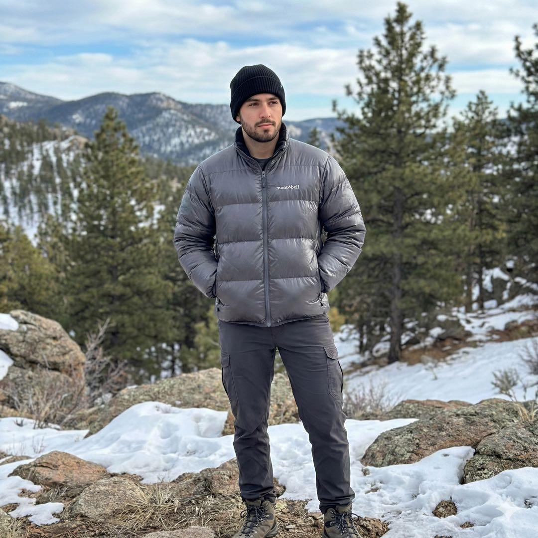 【新品タグ付・廃盤希少】mont-bell アルパインダウンジャケット 旧タグ