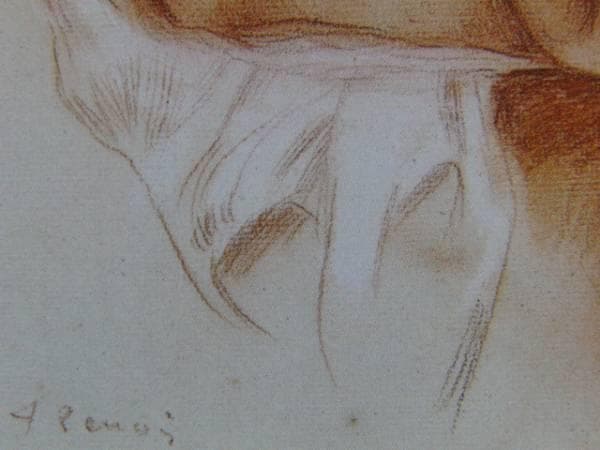 ルノワール 、【水浴の女】、希少画集画、新品高級額・額装付、状態良好