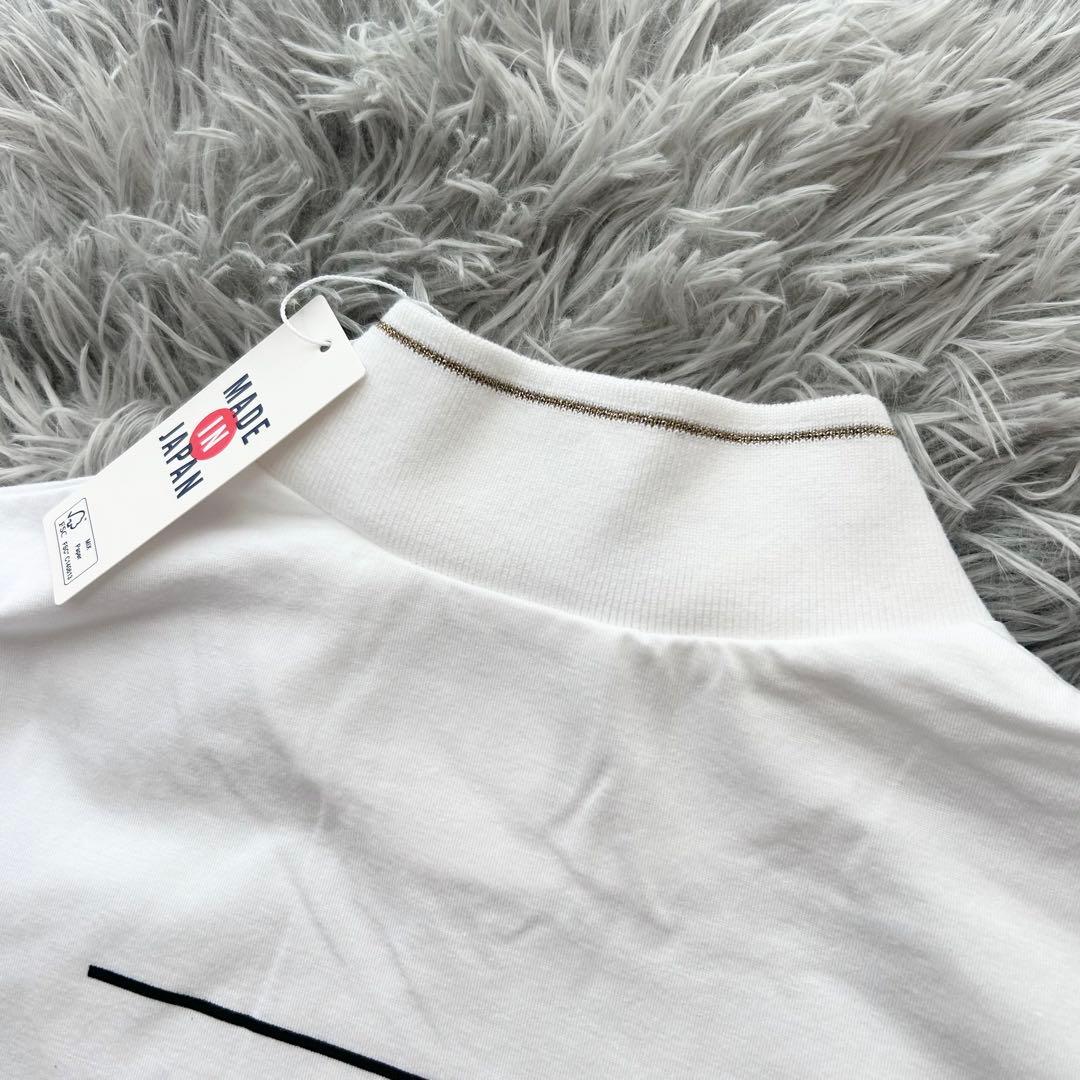 新品　マスターバニーエディション　モックネック　半袖シャツ　カットソー　ホワイト