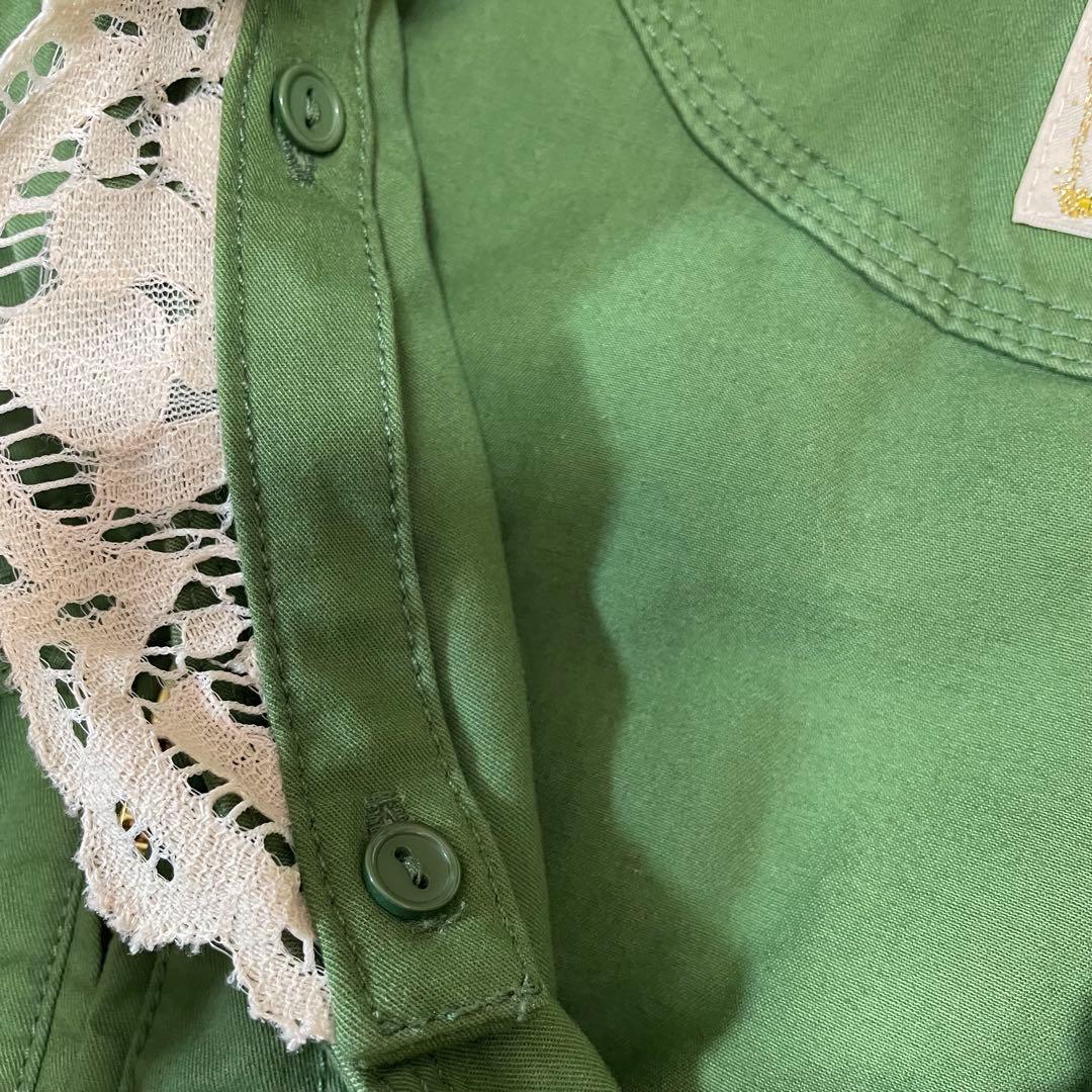 franche lippee ♡ワンピースコート レース　フード 取外可 金釦