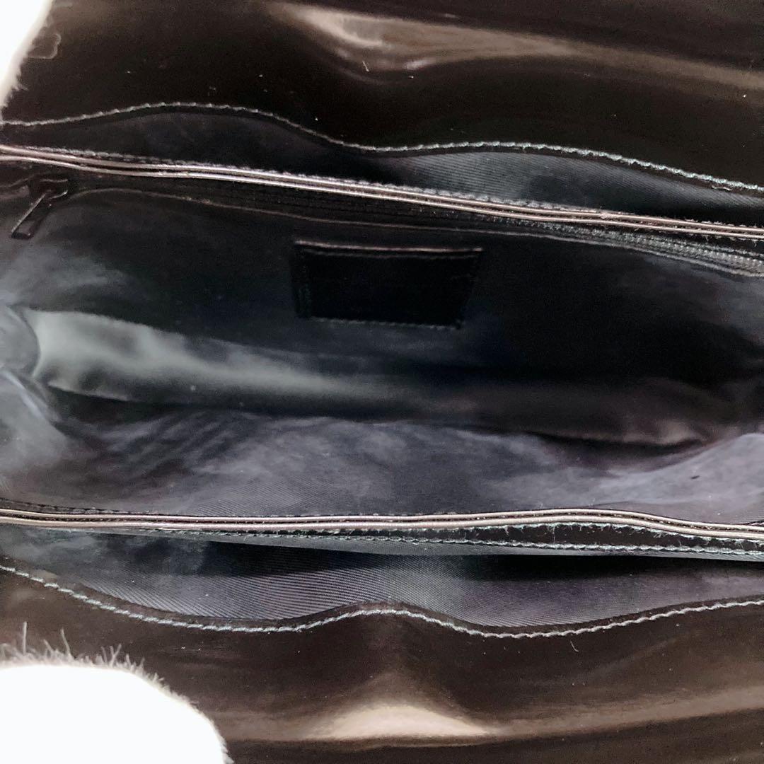 【美品】GIVENCHY ジバンシィ パテントレザー ハンドバッグ