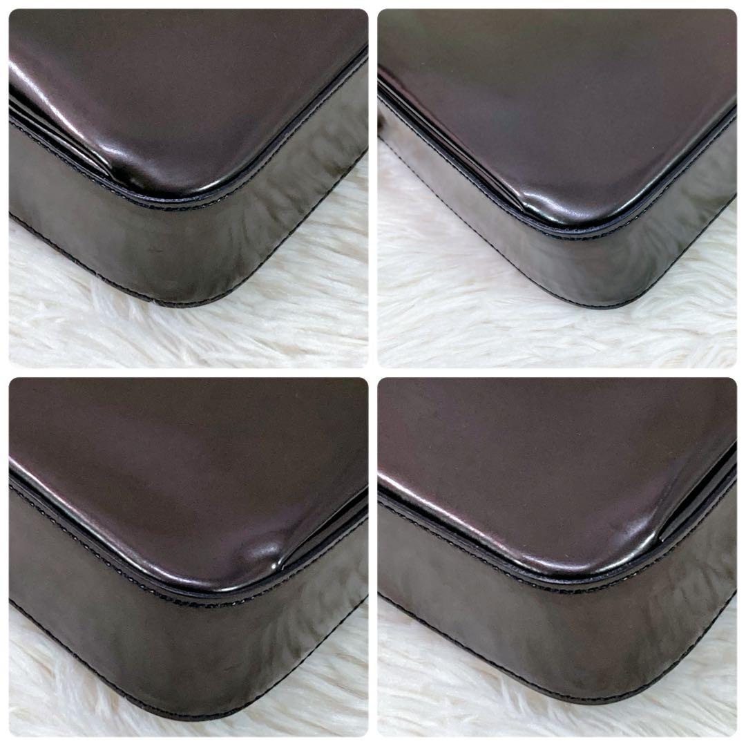 【美品】GIVENCHY ジバンシィ パテントレザー ハンドバッグ