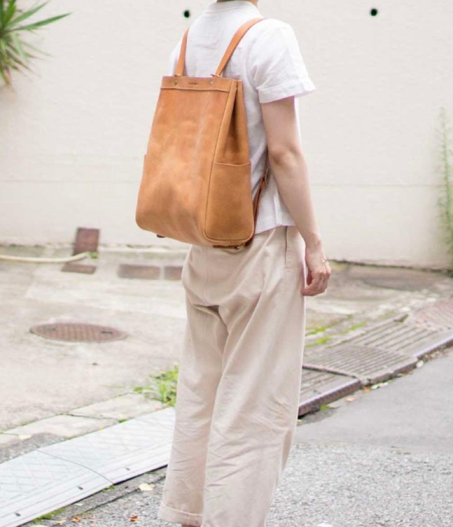 【セール中】アナロジコ　analogico トートリュックMサイズ　マローネ